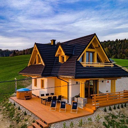 Em Gorce Resort Domki Z Sauna I Jacuzzi Waksmund Exterior photo