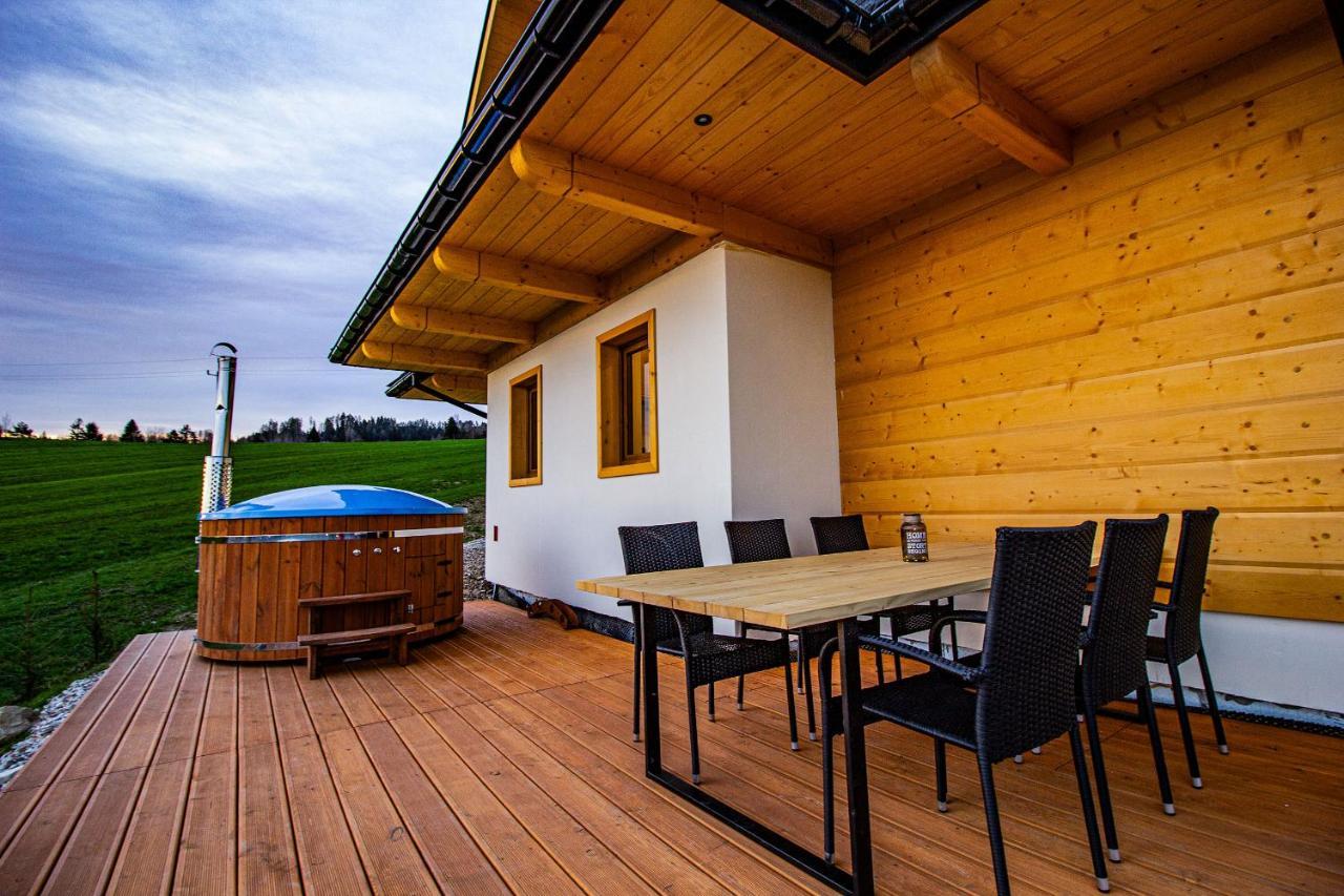 Em Gorce Resort Domki Z Sauna I Jacuzzi Waksmund Exterior photo