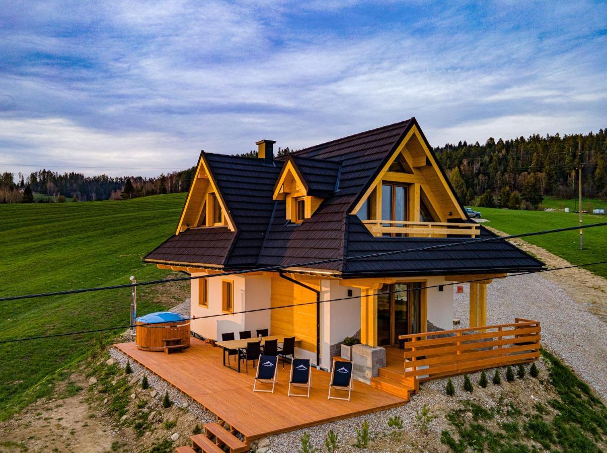 Em Gorce Resort Domki Z Sauna I Jacuzzi Waksmund Exterior photo