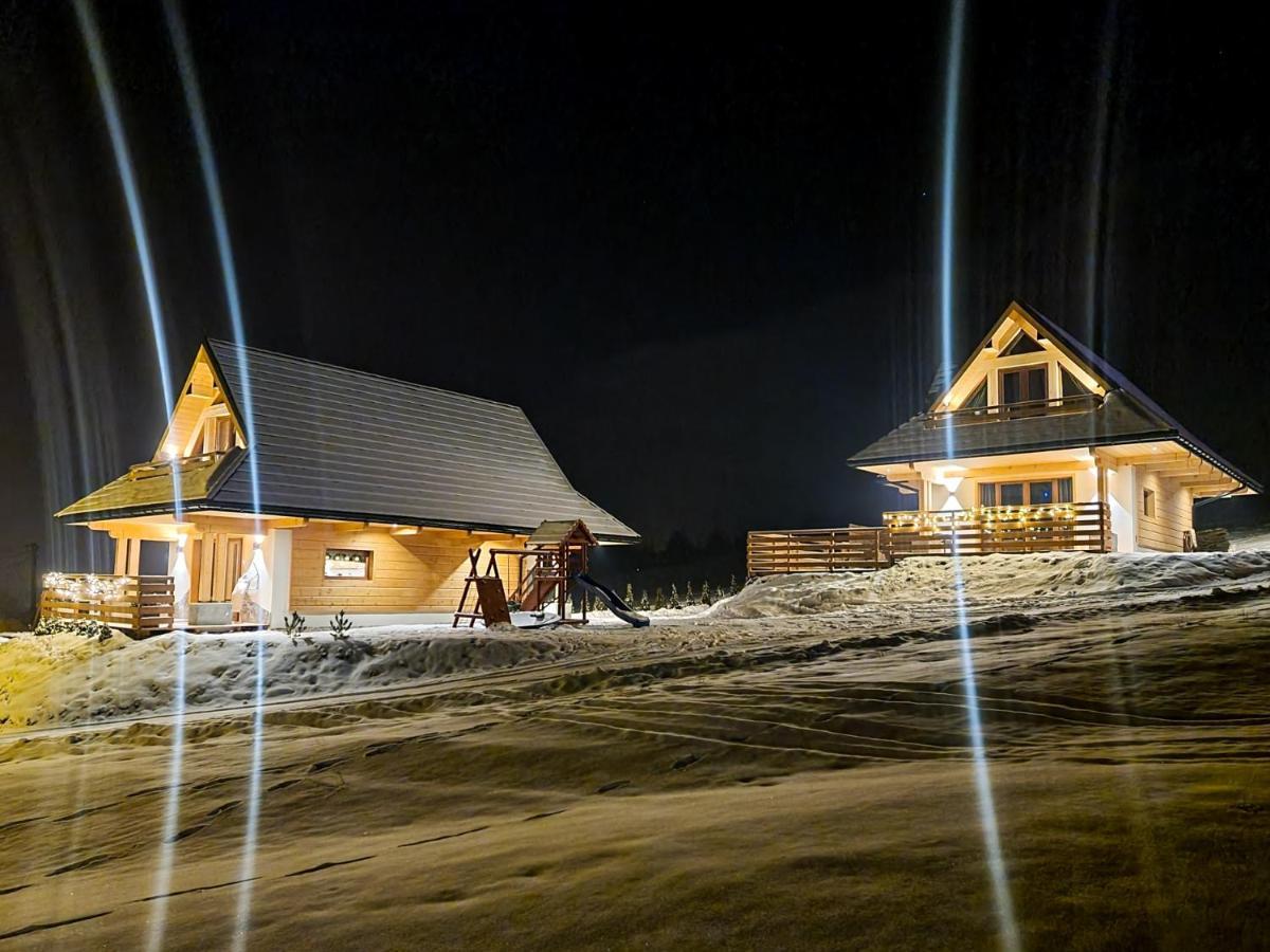 Em Gorce Resort Domki Z Sauna I Jacuzzi Waksmund Exterior photo