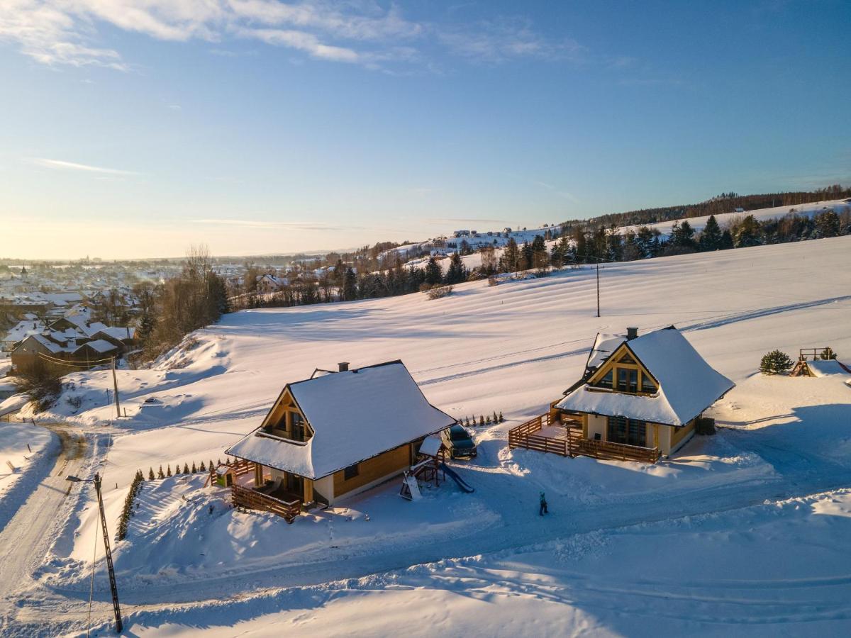 Em Gorce Resort Domki Z Sauna I Jacuzzi Waksmund Exterior photo