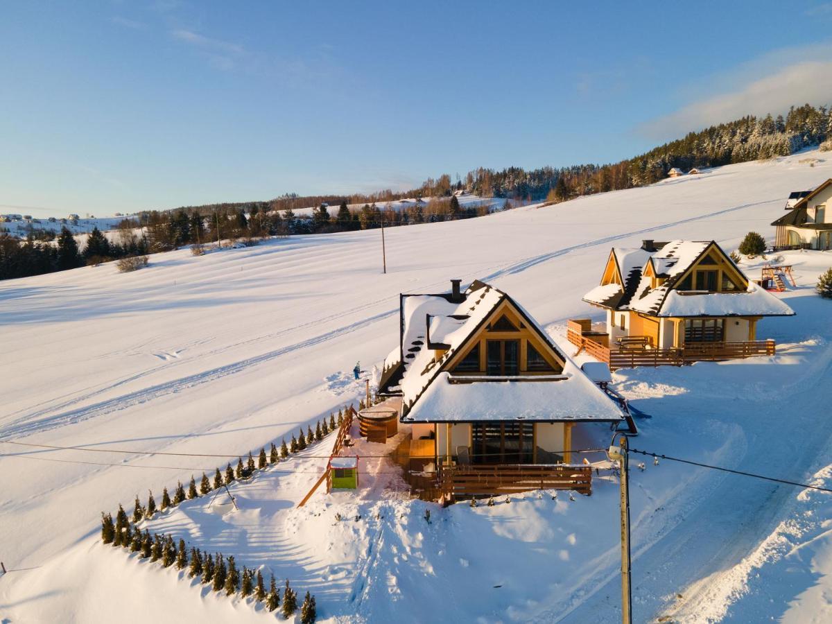 Em Gorce Resort Domki Z Sauna I Jacuzzi Waksmund Exterior photo