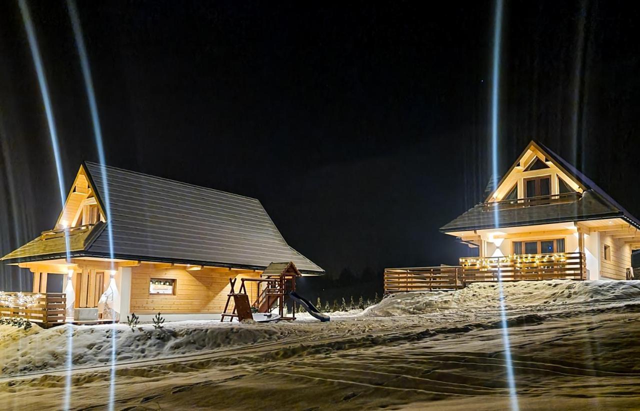 Em Gorce Resort Domki Z Sauna I Jacuzzi Waksmund Exterior photo