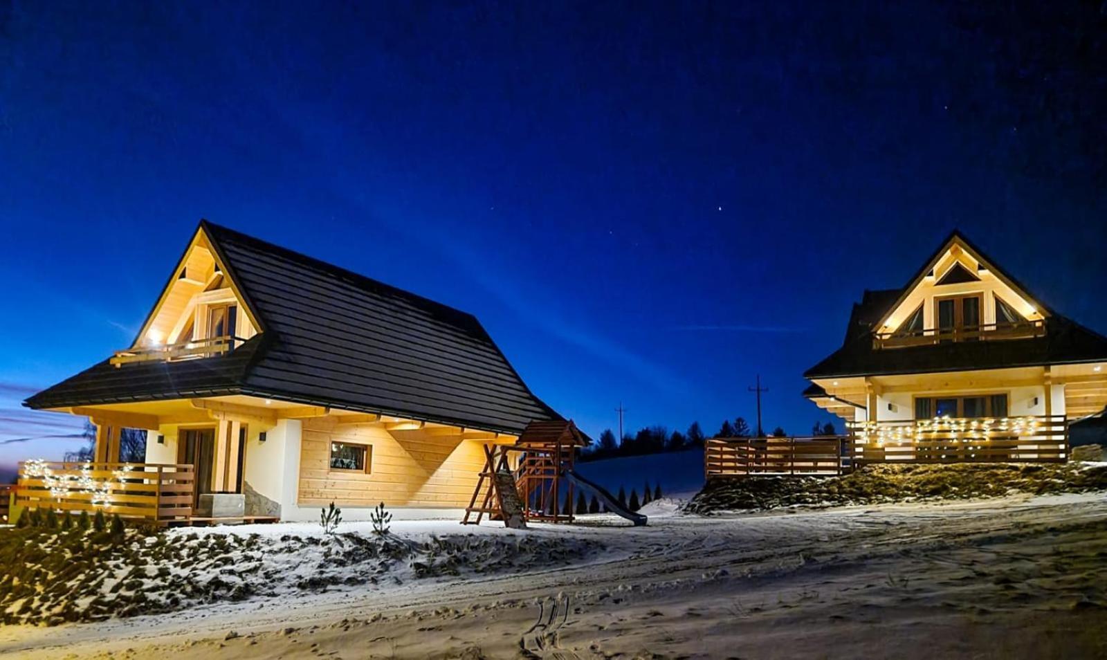 Em Gorce Resort Domki Z Sauna I Jacuzzi Waksmund Exterior photo